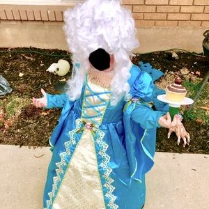 Beautiful Child Marie Antoinette Costume with Wig